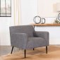 Darlene Accent Chair 905640 in Gray Fabric by Coaster