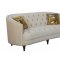 Avonlea Sofa 509161 Off-White Velvet by Coaster w/Options