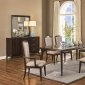 Metropolitan Dining Set 5Pc in Walnut by New Classic w/Options