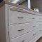 Tesla Bedroom Set 5Pc in Gray by FDF