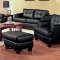 Samuel Sofa & Loveseat Set 501681 in Black Bonded Leather