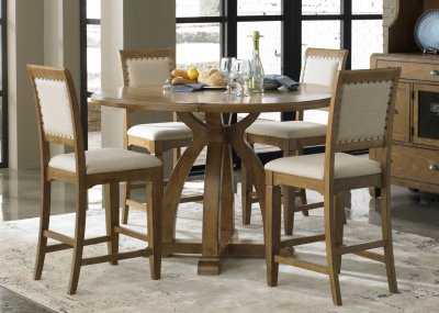 Town & Country Counter Height Table 5Pc Set 603-DR by Liberty