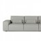 Enjoy Sofa in Gray White Full Leather by VIG