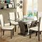 Manhattan I CM3710GY-T Dining Room 5Pc Set in Gray w/Options