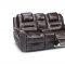 Vance Power Motion Sofa & Loveseat in Dark Brown Leather