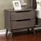 Barney 5Pc Bedroom Set CM7272GY in Gray Fabric w/Options