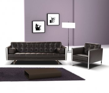 Juliet Sofa in Premium Leather by J&M w/Options [JMS-Juliet B07]