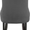 Demi Dining Chair 723 Set of 2 Grey Velvet Fabric by Meridian