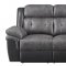 Saybrook Motion Sofa 609144 Charcoal & Black by Coaster