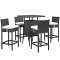 Convene Outdoor Patio Pub Set 5Pc EEI-1963 by Modway