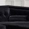 Taylor Sectional Sofa 643 in Black Velvet Fabric by Meridian