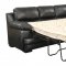 Wilton Sofa & Loveseat in Black Leather Match w/Options