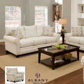 216 Sofa & Loveseat in Grey Fabric by Albany w/Options