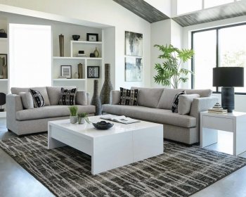 Lola Sofa 508601 in Grey Velvet by Coaster w/Options [CRS-508601-Lola]