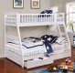 Ashton 460180 Bunk Bed in White by Coaster