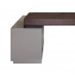 S005 Modern Office Desk by J&M in Wenge & Grey