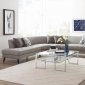 Pearshall Sectional Sofa 506627 in Grey by Coaster w/Options