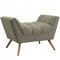 Response EEI-1788 Sofa in Oatmeal Fabric by Modway w/Options