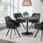 Clora 5Pc Dinette Set 110280 in Walnut by Coaster w/Options