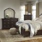 Moluxy 4Pc Bedroom Set B596 in Cherry Finish by Ashley Furniture