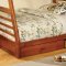 CM-BK588A California III Twin/Full Bunk Bed in Oak