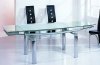 DT833 Dining Table by Beverly Hills w/Glass Top