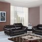 U7590 Sofa in Walnut Bonded Leather by Global w/Options