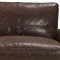 Modena Sofa 54060 MI Piace in Vintage Espresso Top Grain Leather