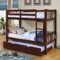 Cameron CM-BK929EX Bunk Bed in Dark Walnut w/Options