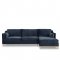 Harlow Sectional Sofa in Indigo Fabric by Klaussner