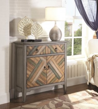 950652 Accent Patterned Cabinet in Grey by Coaster [CRCA-950652]