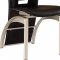 D290DC Dining Chair Set of 4 in Black PU by Global