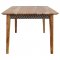 Partridge Dining Table 110571 in Natural by Coaster w/Options