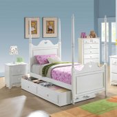 30165 Sweetheart Kids Bedroom in White by Acme w/Options