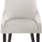 Demi Dining Chair 723 Set of 2 Cream Velvet Fabric by Meridian