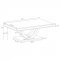 Kerwin Coffee Table 708538 White & Chrome by Coaster w/Options