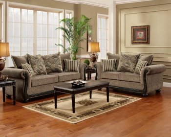 6000 Lily Sofa & Loveseat Set Verona I in Dream Java by Chelsea [CHFS-V1-6000 Lily Dream Java]