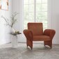 Liana Accent Chair Set of 2 903150 in Rust Velvet by Coaster