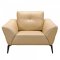 Forge Sofa Set 3Pc in Beige Leather by VIG