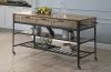 Macaria Kitchen Island AC00402 in Rustic Oak by Acme