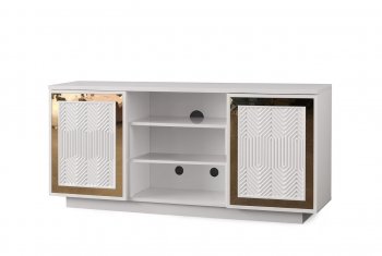 Yonit Media Console in White [SFMATV-Yonit White]