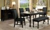 Siobhan II 5Pc Dining Set CM3872DG-T in Dark Gray w/Options