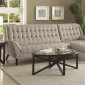 Natalia Sectional Sofa 503777 in Dove Grey Fabric by Coaster