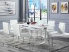 Palton Dining Table DN00732 in White by Acme w/Optional Chairs