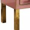 Gigi Side Table 821 in Pink Glass by Meridian