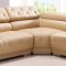 8096 Sectional Sofa in Honey Bonded Leather