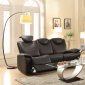 Talbot Motion Sofa 8524BK in Black by Homelegance w/Options