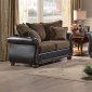 Grande Isle Sofa 8234TT in Brown Fabric by Homelegance w/Options