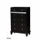 Avior 5Pc Bedroom Set CM7170BK in Black Leatherette w/Options