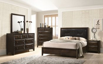 Brenta Bedroom 5Pc Set 26640 in Walnut by Acme w/Options [AMBS-26640-Brenta]